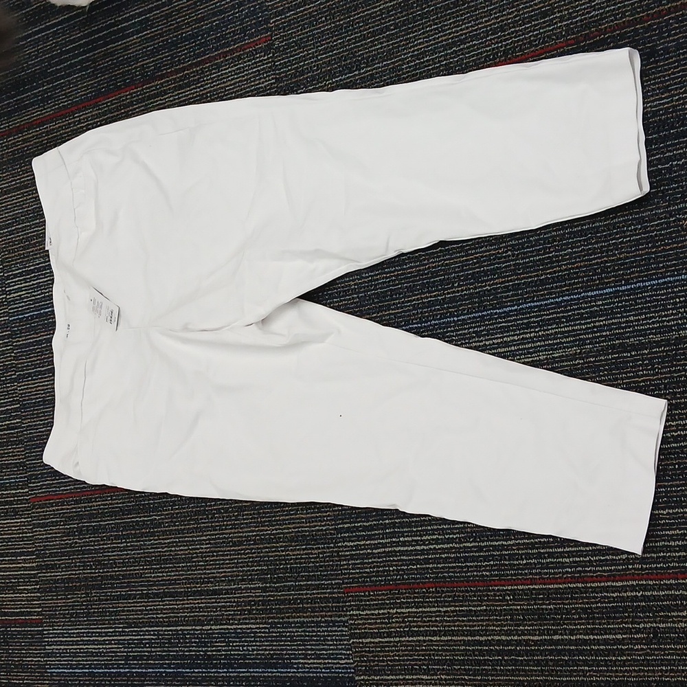 Nwt Croft and Barrow Straight Mid Rise white pull-on Pants 20W - Picture 2 of 8